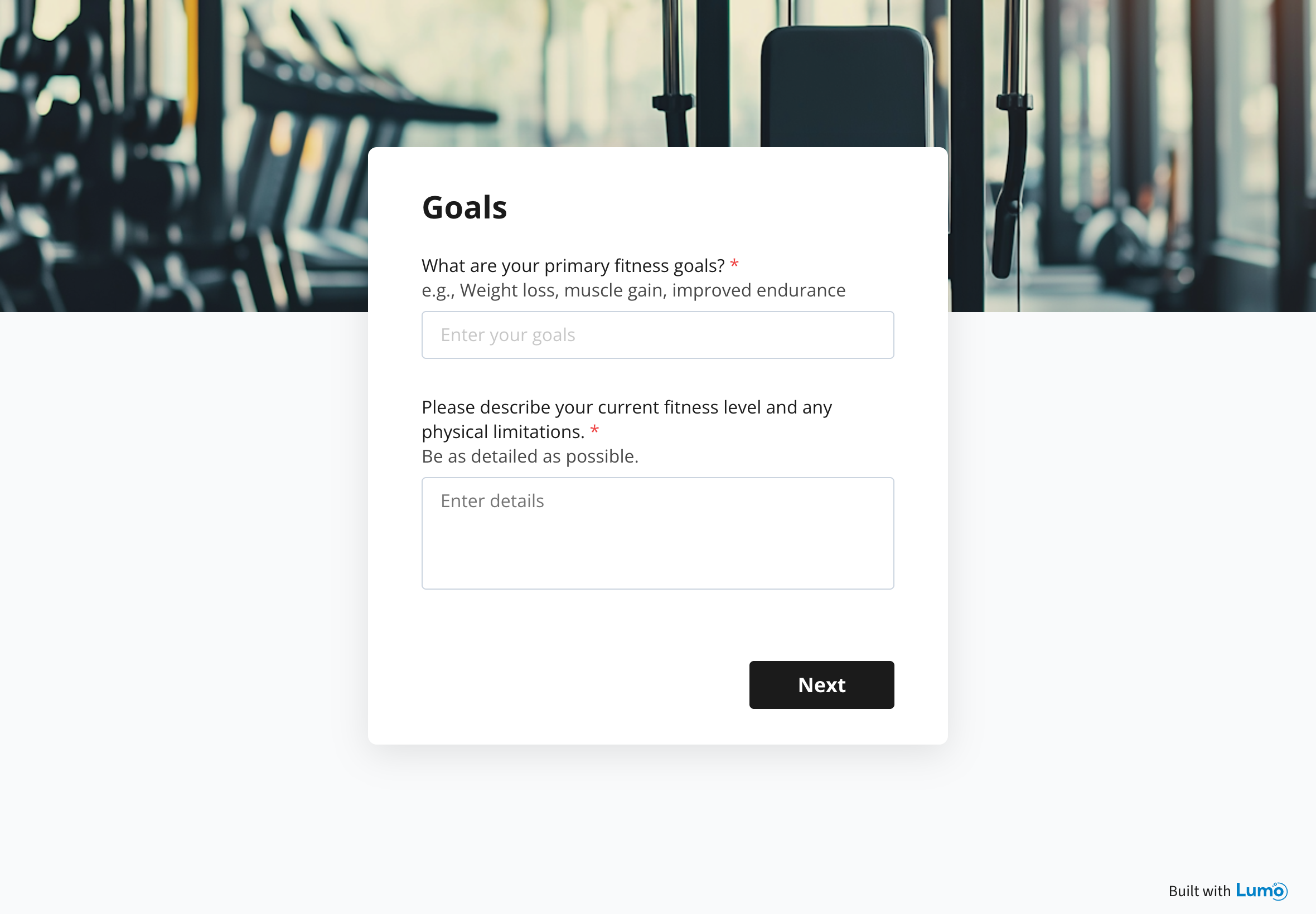 Fitness plan program Lumo preview